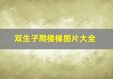 双生子爬楼梯图片大全