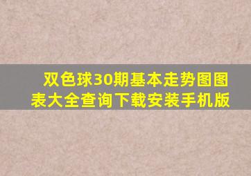 双色球30期基本走势图图表大全查询下载安装手机版