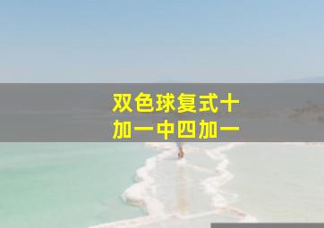 双色球复式十加一中四加一