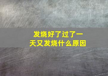 发烧好了过了一天又发烧什么原因