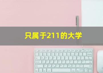 只属于211的大学