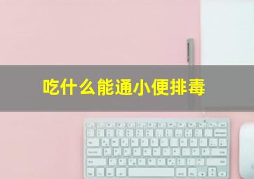 吃什么能通小便排毒