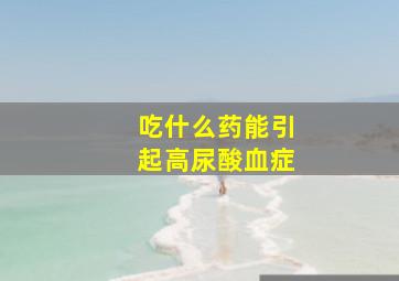 吃什么药能引起高尿酸血症