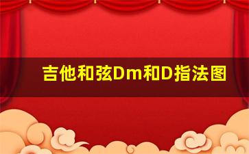 吉他和弦Dm和D指法图