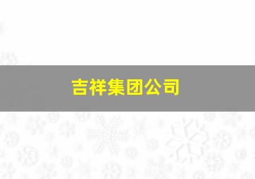 吉祥集团公司