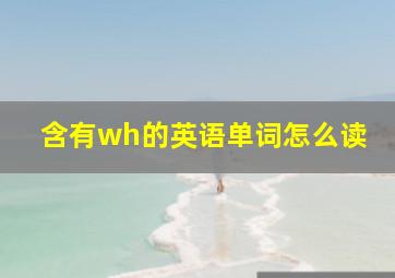 含有wh的英语单词怎么读