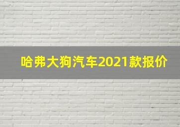 哈弗大狗汽车2021款报价