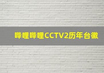 哔哩哔哩CCTV2历年台徽