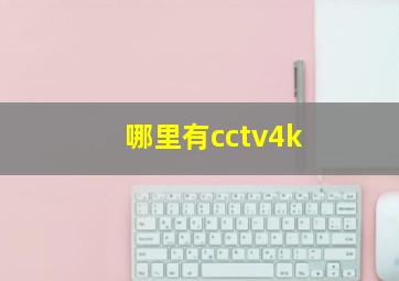 哪里有cctv4k