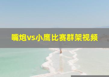 嘴炮vs小鹰比赛群架视频