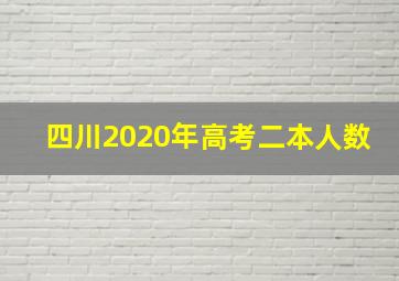 四川2020年高考二本人数