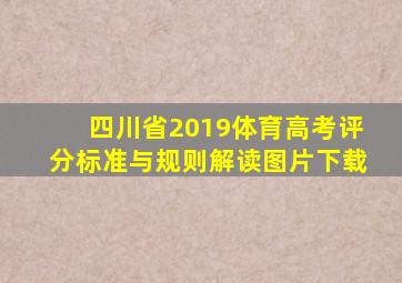 四川省2019体育高考评分标准与规则解读图片下载