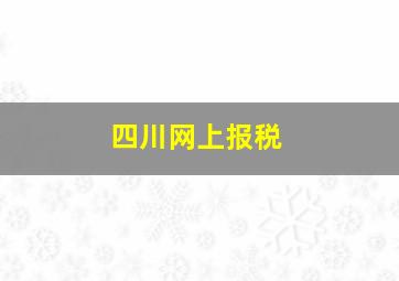 四川网上报税