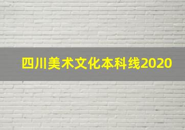 四川美术文化本科线2020