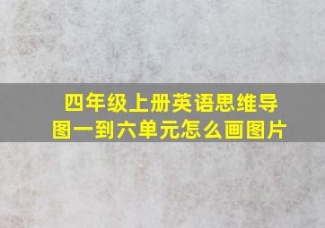 四年级上册英语思维导图一到六单元怎么画图片