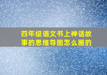 四年级语文书上神话故事的思维导图怎么画的