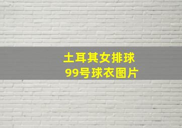 土耳其女排球99号球衣图片