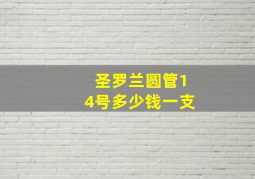 圣罗兰圆管14号多少钱一支