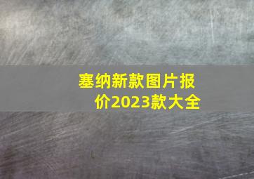 塞纳新款图片报价2023款大全