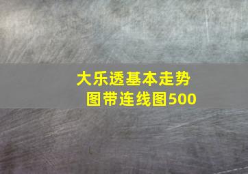 大乐透基本走势图带连线图500