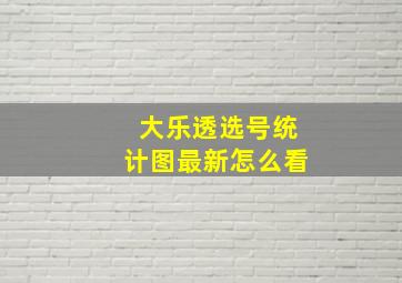 大乐透选号统计图最新怎么看