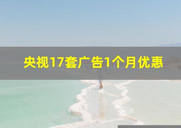 央视17套广告1个月优惠