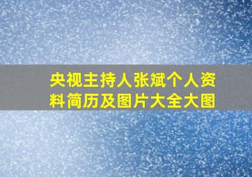 央视主持人张斌个人资料简历及图片大全大图