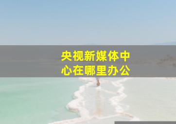 央视新媒体中心在哪里办公