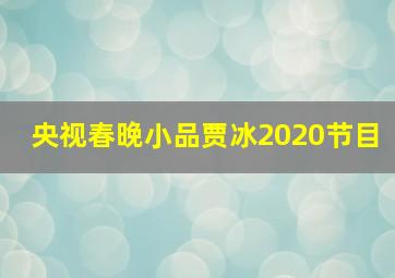 央视春晚小品贾冰2020节目