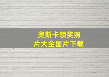 奥斯卡领奖照片大全图片下载