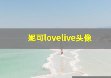 妮可lovelive头像