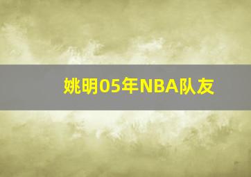 姚明05年NBA队友