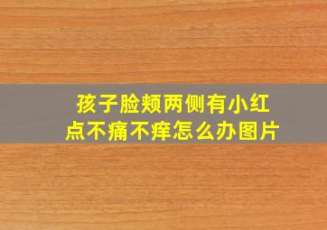 孩子脸颊两侧有小红点不痛不痒怎么办图片