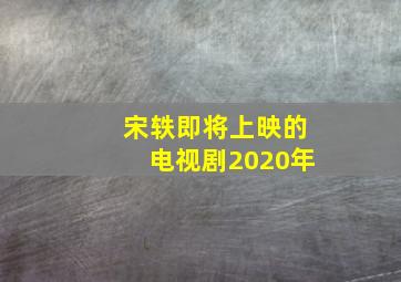 宋轶即将上映的电视剧2020年