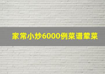 家常小炒6000例菜谱荤菜