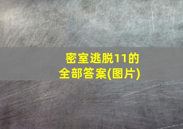 密室逃脱11的全部答案(图片)