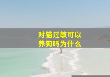 对猫过敏可以养狗吗为什么