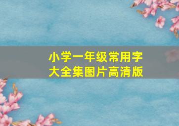 小学一年级常用字大全集图片高清版