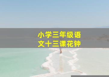 小学三年级语文十三课花钟