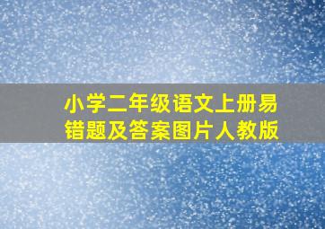 小学二年级语文上册易错题及答案图片人教版