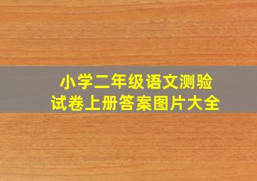 小学二年级语文测验试卷上册答案图片大全