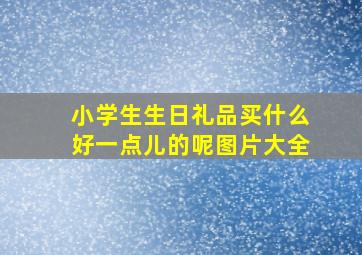 小学生生日礼品买什么好一点儿的呢图片大全