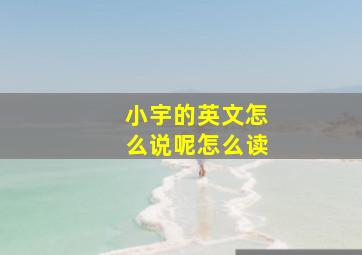 小宇的英文怎么说呢怎么读