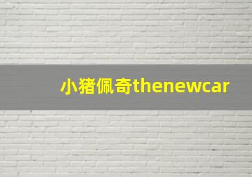 小猪佩奇thenewcar