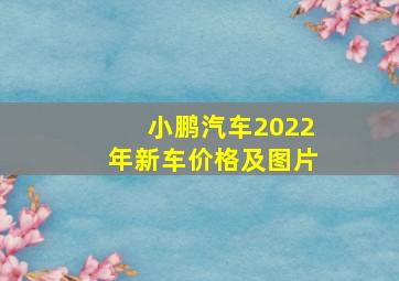 小鹏汽车2022年新车价格及图片