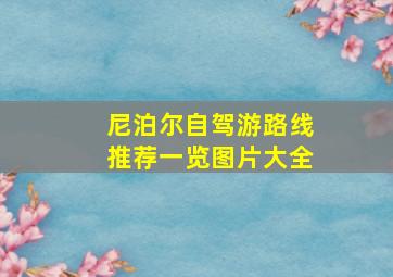 尼泊尔自驾游路线推荐一览图片大全