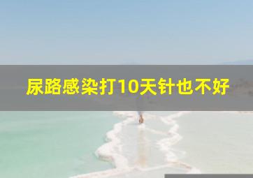 尿路感染打10天针也不好