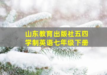 山东教育出版社五四学制英语七年级下册