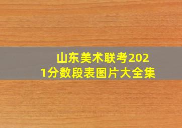 山东美术联考2021分数段表图片大全集