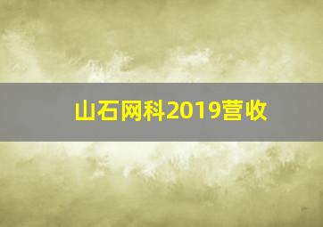 山石网科2019营收